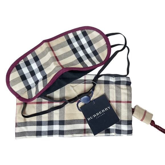Brand new Burberry Nova Check Sleep mask with dust bag NWT - Picture 1 of 4